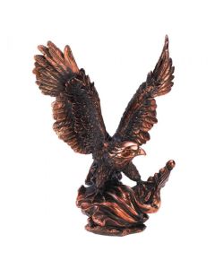EAGLE IN FLIGHT STATUE